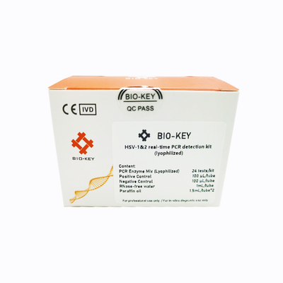 Ce hsv-1/2 PCR Opsporing In real time Kit Lyophilized 24tests/Kit