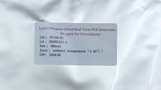 Voedselveiligheid Rapid Test Kit met vooraf gedispenseerde PCR-buizen voor een gemakkelijke en snelle detectie van cronobacterie in levensmiddelen