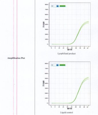Vriesgedroogd real-time PCR-detectie-reagens voor zeer gevoelige detectie van Listeria monocytogenes zonder koude keten